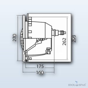 COFIE „DESIGN“ LED-Leuchte RGB 16 W, PAR56 – 853481LED17R