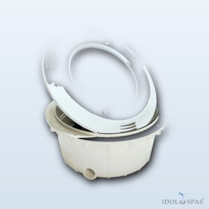 VA "PB" Light for Concrete Pools, without Bulb, White