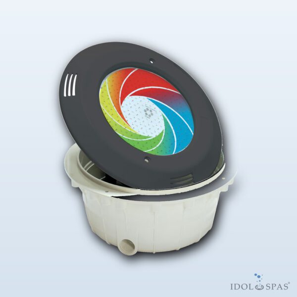 VA LED Light "PB" 23W RGB-DMX for Concrete Pools, Dark Grey (RAL7016)