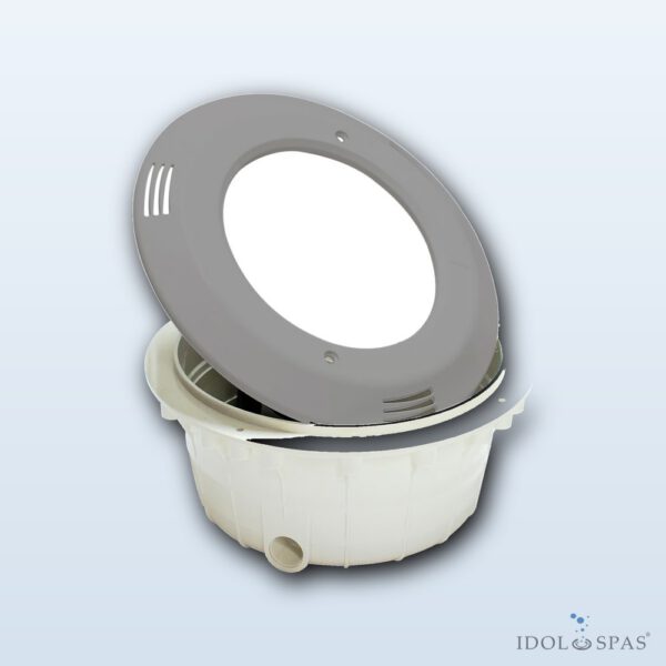 VA Leuchte für Betonbecken, ohne Lampe, hellgrau RAL7004 (85VAPB4)