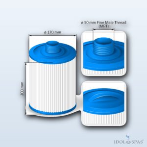 Filtrační kartuše SC720 pro Artesian Spas
