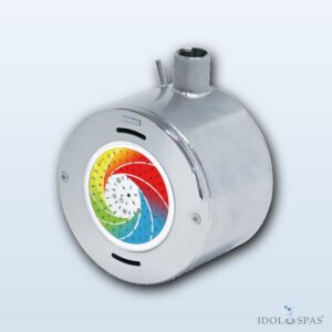 Edelstahl-Scheinwerfer VA LED "MIDSI" VSNF 6W RGB-DMX für Folienbecken