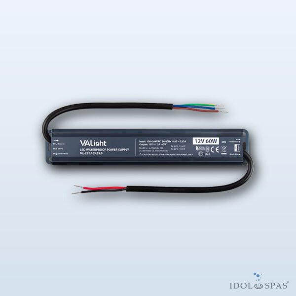 VA Light Netzteil 60 W, DC 12 V/5 A, IP67