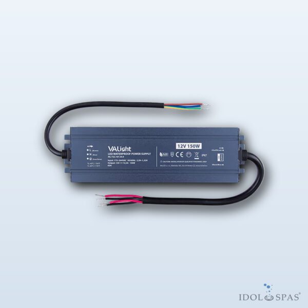 Napájecí zdroj VA Light 150 W, DC 12 V/12,5 A, IP67