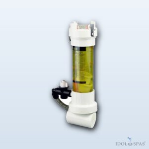 Solids dosing device for pipework, transparent Rainbow 320-C, 2.2 kg