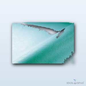 ALKORPLAN RELIEF Caribbean Green, šíře 1,65 m, 1,8 mm, role 25 m – 97812165R25