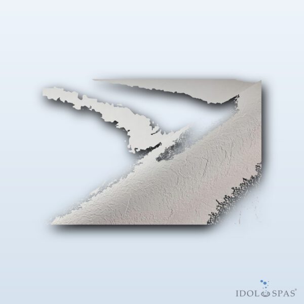 ALKORPLAN RELIEF White, šíře 1,65 m, 1,8 mm, role 25 m – 97814165R25