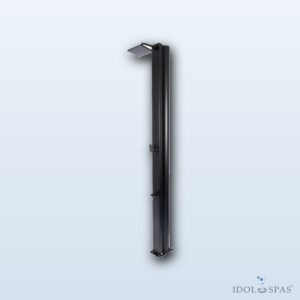 Solardusche CRM 30 l Schwarz mit Fußabspülung