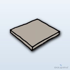 Sahara Belag grau – quadratisches Teil 500×500×2, 1 m² (990S0118)