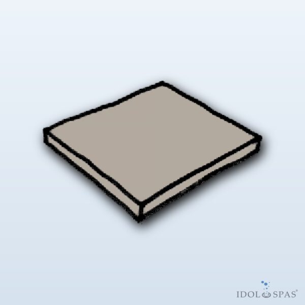 Ardoise tile grey – square piece 500×500×2, 1 m² (991S0118)