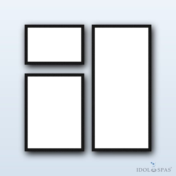 Fliese Trianon weiß – Modul 3 Stk. (0,75 m²), Stärke 35 mm (993B0120)
