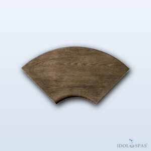 Louisiane tile β corner tile arc R 150 int., natural wood (994D0103)