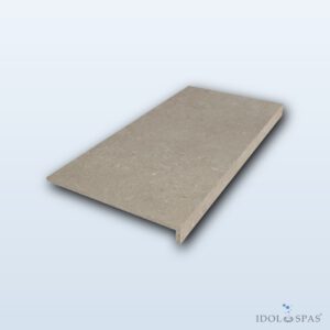 Keramikfliese AURA "DUNA" – Rand-/Treppenteil, 62,6×31,7×3,8 cm, 1 Stk. (9977697)