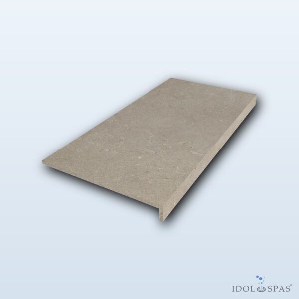 Keramikfliese AURA "DUNA" – Rand-/Treppenteil, 62,6×31,7×3,8 cm, 1 Stk. (9977697)