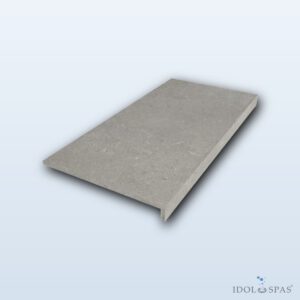 Keramikfliese AURA "BRUMA" – Rand-/Treppenteil, 62,6×31,7×3,8 cm, 1 Stk. (9977698)