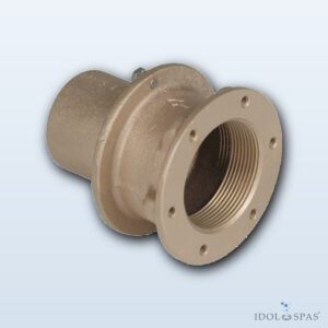 Hugo Lahme HL3022050 – Průchod stěnou pro keramické a fóliové bazény 2" x 1 1/2", délka 100 mm