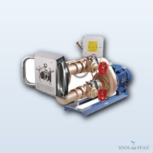 Hugo Lahme HL7630020 – Domontážní sestava Taifun 63 m³/h hranatý, bronzové čerpadlo 2,6 kW