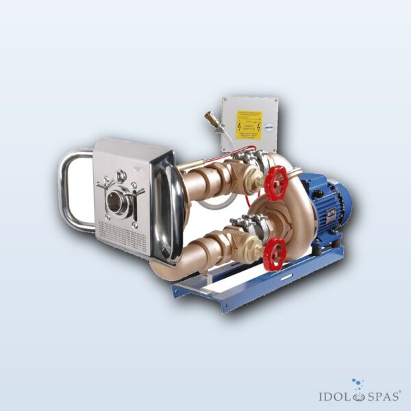 Hugo Lahme HL7630020 – Domontážní sestava Taifun 63 m³/h hranatý, bronzové čerpadlo 2,6 kW