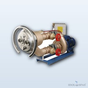 Hugo Lahme HL7640020 – Domontážní sestava Taifun Duo 63 m³/h kulatý, bronzové čerpadlo 2,6 kW