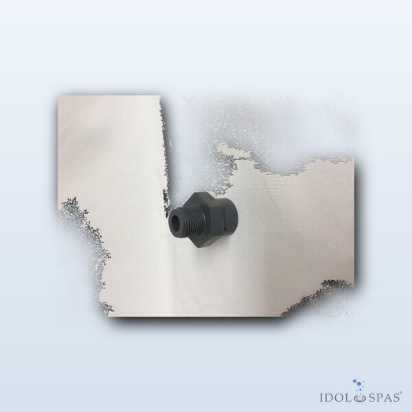 Transition Coupling Nipple d16–3/8 PN16 PVC