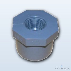Short Reducer Adhesive/Thread Female d75–1 1/2 PVC