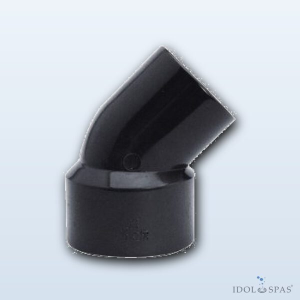 Redukované koleno 45° d63/50/63 PVC PN10