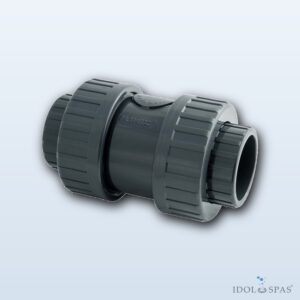 Zpětný ventil PVC průměr 16 mm PN16 EPDM