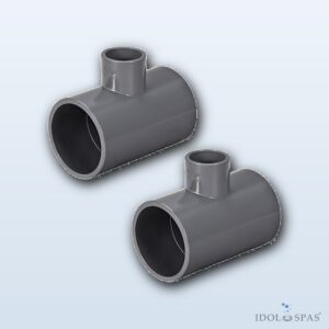 T-kus redukovaný 90° PVC 110 × 90 × 110 mm