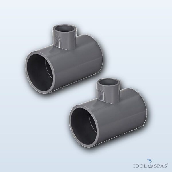 T-kus redukovaný 90° PVC 110 × 90 × 110 mm