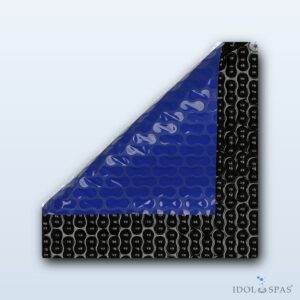 Solar Cover GeoBubble 400 mic blue/black, width 5.0 m (price per running metre)