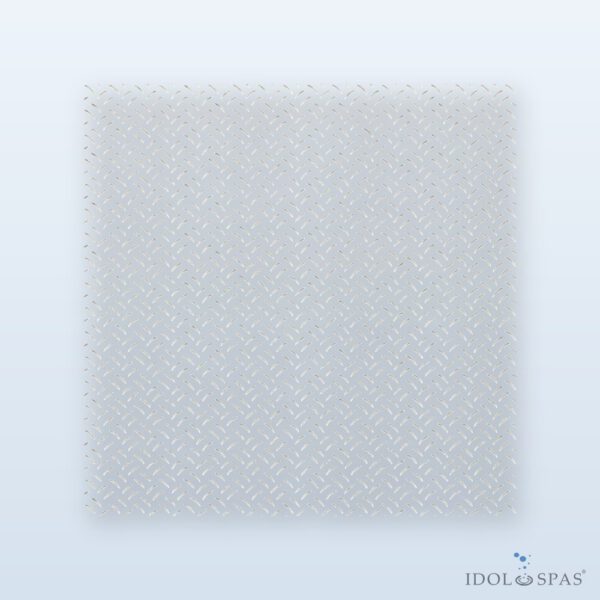 Anti-Slip Liner ELBE STG 2 mm White, width 1.65 m – white (104) (price per running metre)