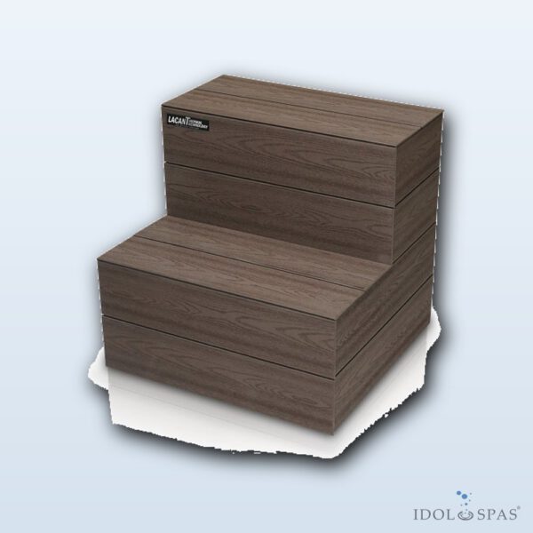 Canadian Spa International Schodiště Lacan COMPACT – American Walnut S01 (18980-S01)