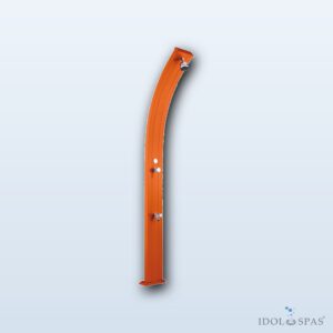 Solardusche SPRING orange mit Fußabspülung – 30 l