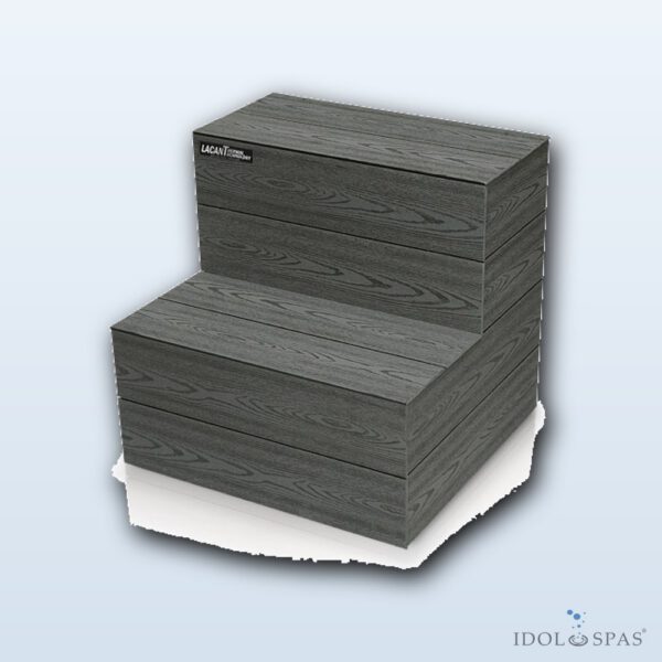 Canadian Spa International Schodiště Lacan COMPACT – Old Wood S02 (18980-S02)