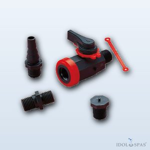 Laboratory Valve d10 – ¼" BSP PN10 PVC