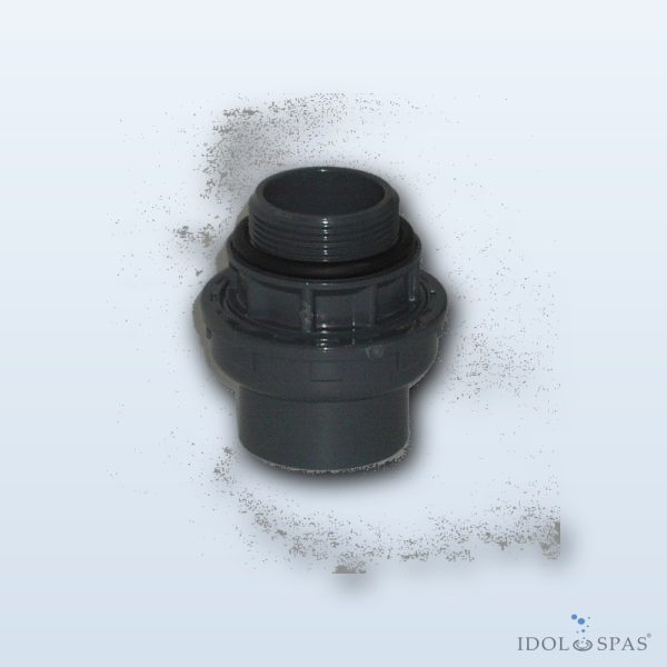 Union Glue/Male Thread d50 – 1½" PN10 PVC Ocean