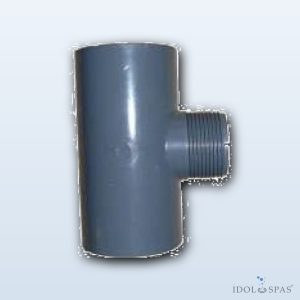 Tee 90° Glue/Male Thread d32-1 PVC