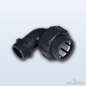 Adapter Elbow Thread/Flex d50 – 1 1/2" PVC