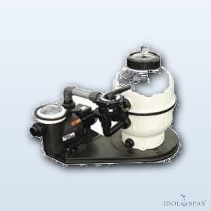 Filtrační jednotka Cantabric d600 s čerpadlem Victoria 14 m³/h – boční ventil