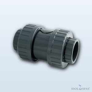 Zpětný ventil d50 PVC PN16 EPDM