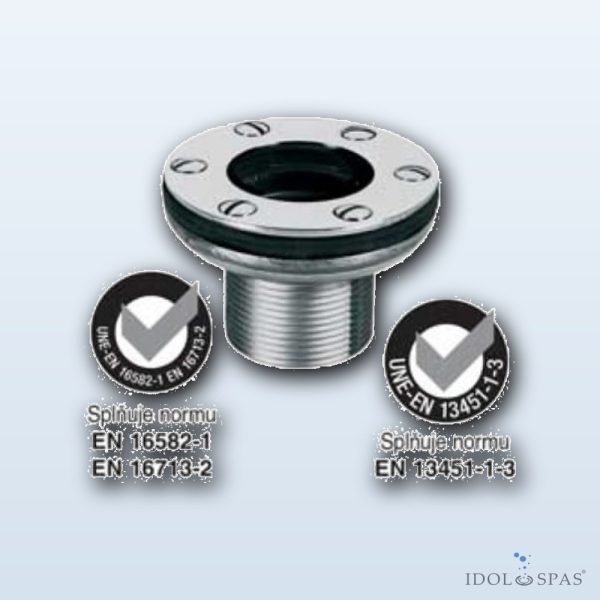 Saugdüse Edelstahl 1 1/2"
