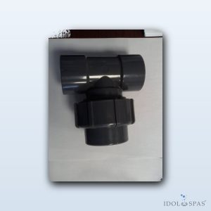 Transition T-piece 90° PVC d63 cement/flex/cement