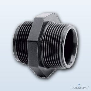 Dvojitý nipl PVC 1/2"
