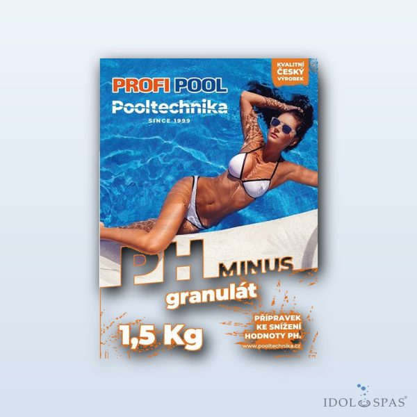 pH mínus granulát Profipool 1,5 kg