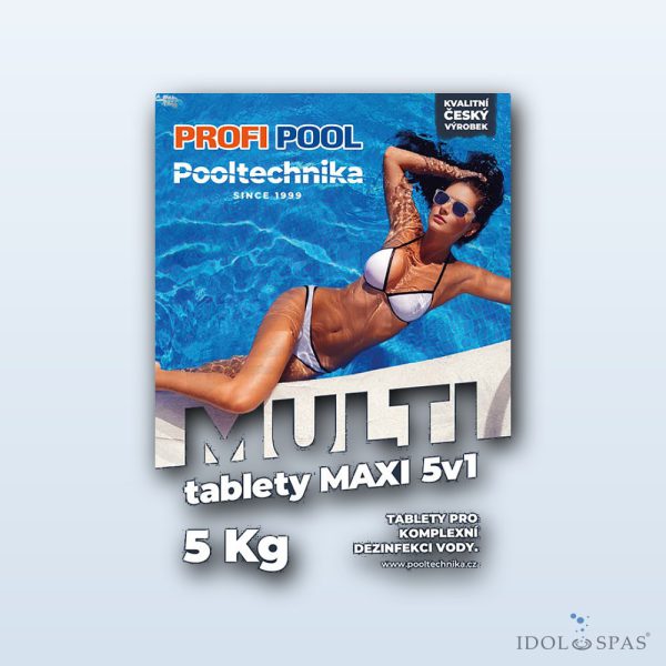 Multitablety 5v1 Maxi Profipool – balení 5 kg (25 ks × 200 g)