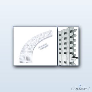 Flexible Overflow Grating β width 295 mm, height 35 mm