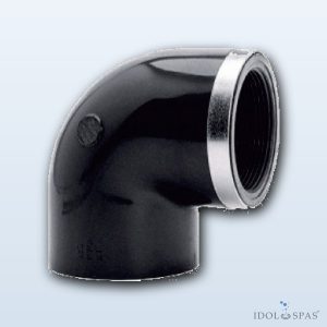 Verstärkter Winkel 90° mit Innengewinde d40 × 1 1/4"