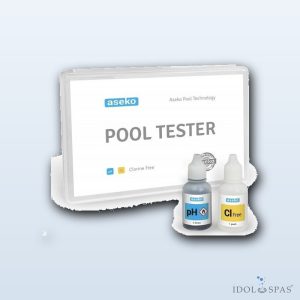 Aseko Pool Tester – testovací souprava pH a volný chlor (cca 200 stanovení)