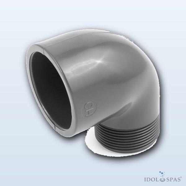 Canadian Spa International Koleno 90° Ø 50 mm s závitem (KOL9050Z)