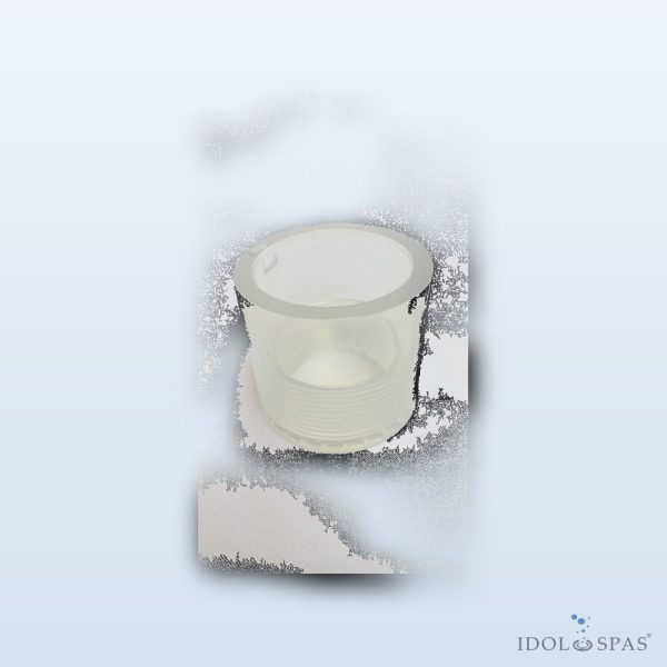 Transparente Reduktion für UV-Sterilisator – Klebung/Gewinde